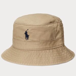 Ralph Lauren Tan and Black Bucket Hat